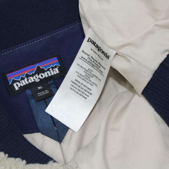 XL Patagonia M's Retro-X Bomber Jacket Fleece 22830FA19 PLCN Pelican - Picture 7 of 12
